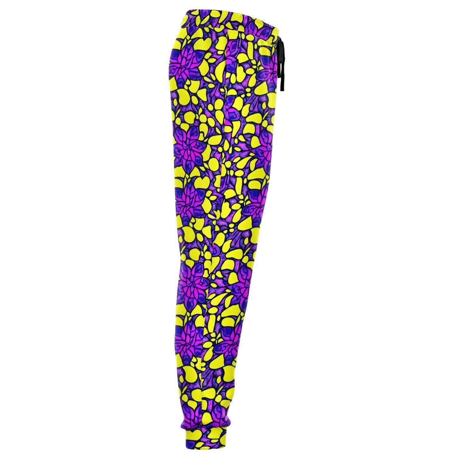 Vibrant Flower Print Athletic Jogger - Purdy Funk