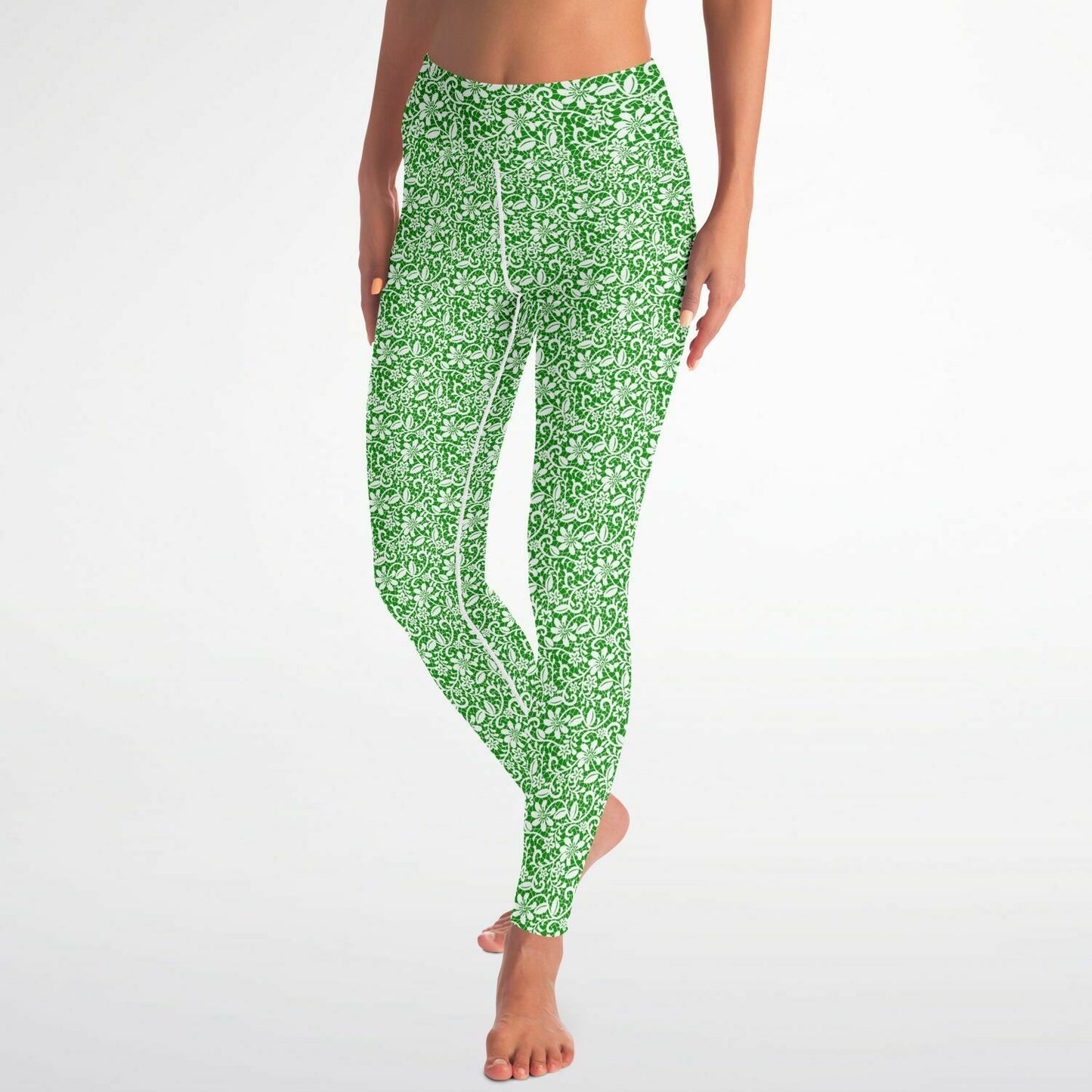 Green Yoga Leggings