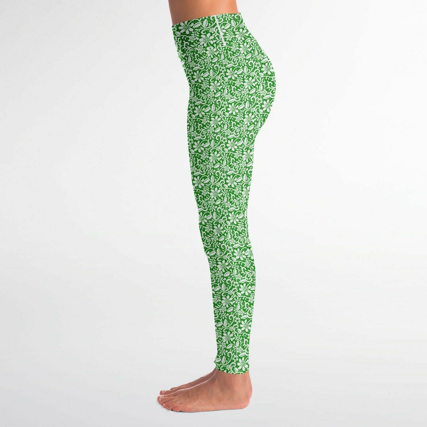 Green Yoga Leggings