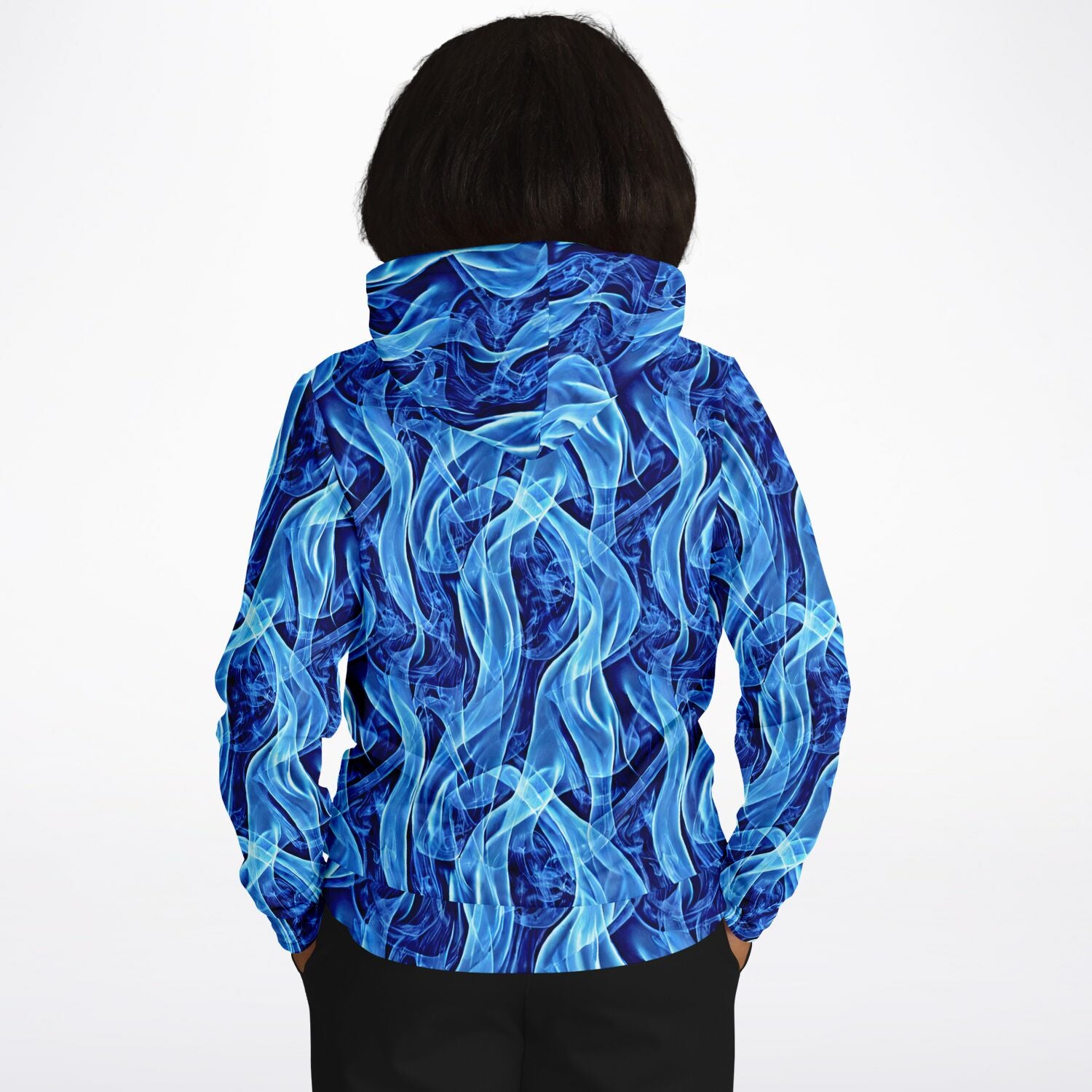 Blue Flames Hoodie - Purdy Funk