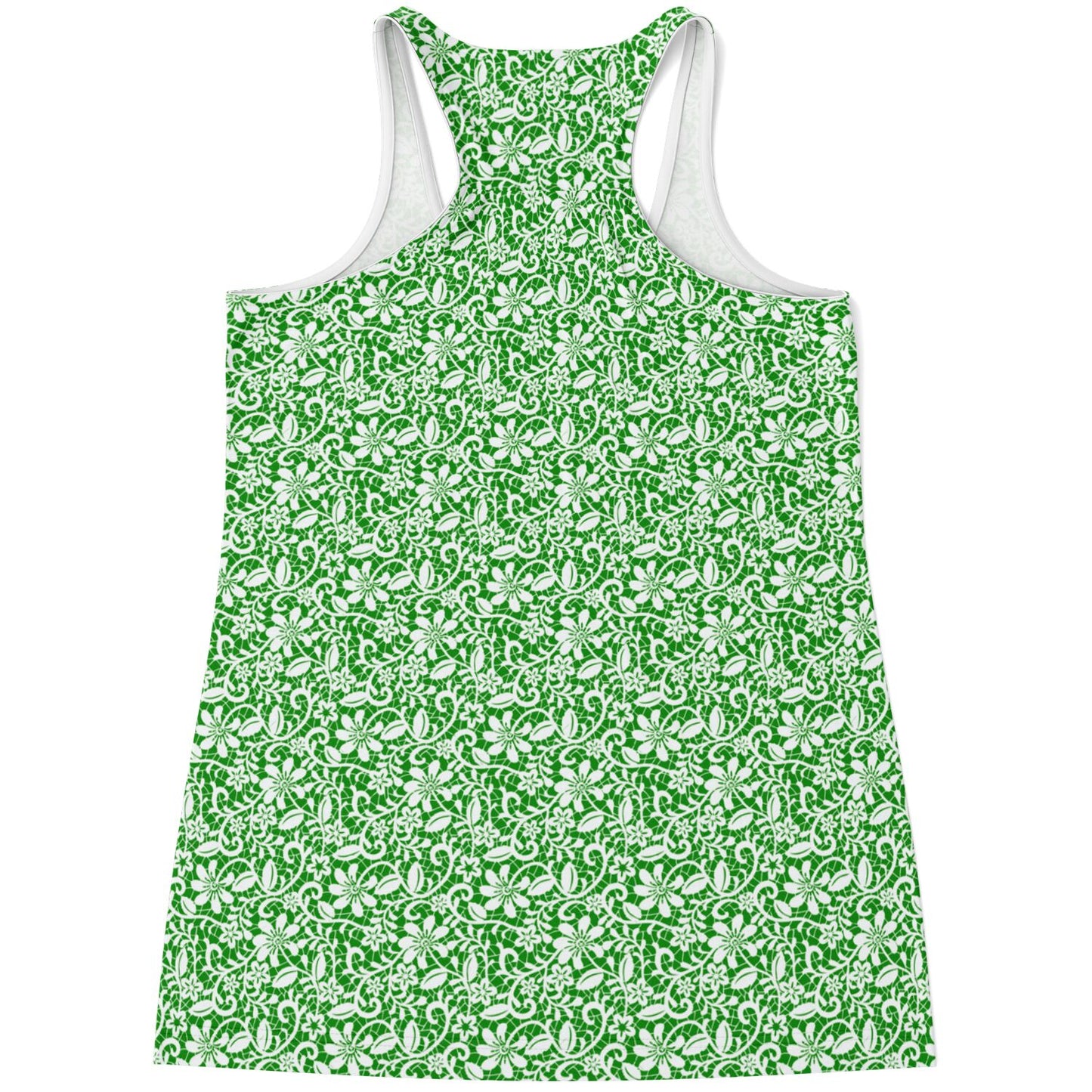 Green Flowy Tank Top