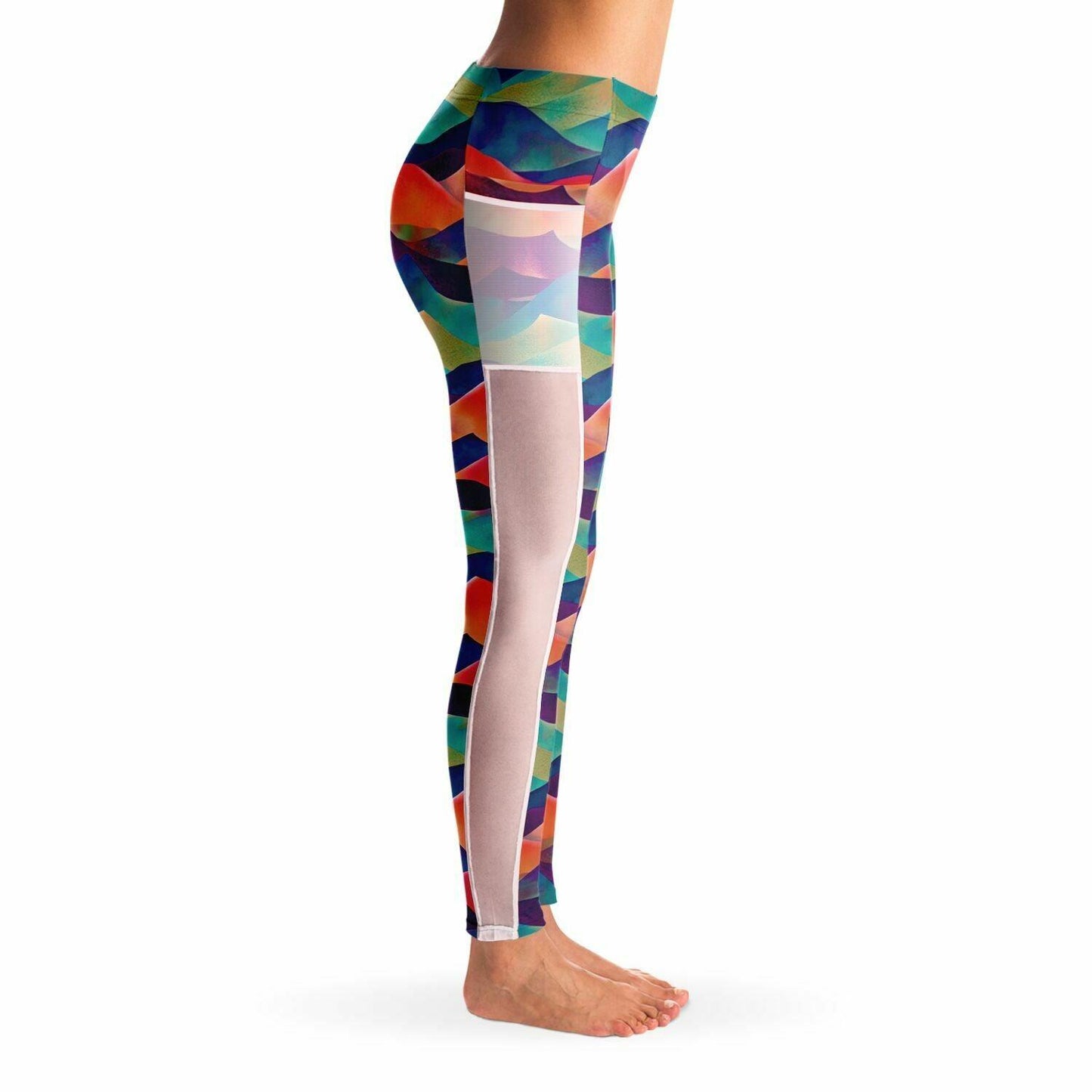 High-Performance Mesh Pocket Leggings - Colorful & Stretchy Activewear for Women - Purdy Funk