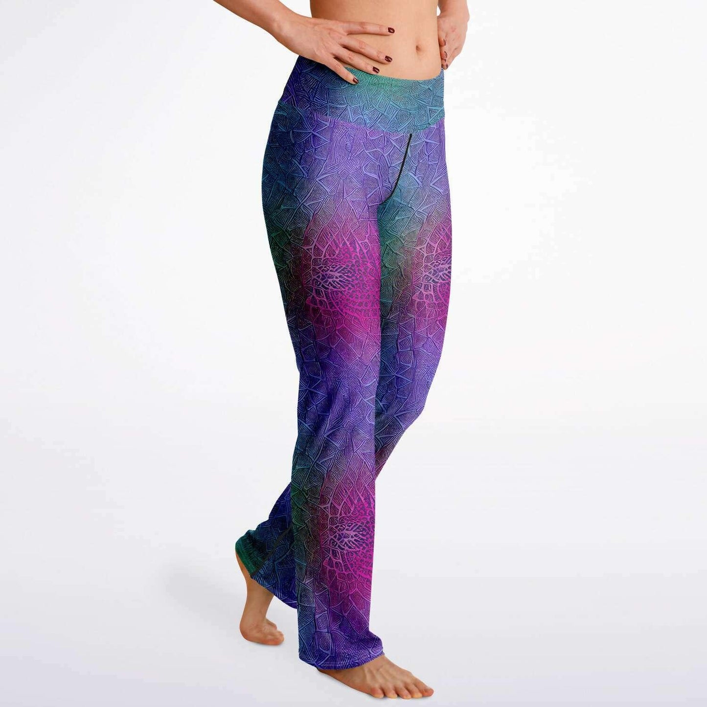 Flare Leggings Mermaid Colour - Purdy Funk