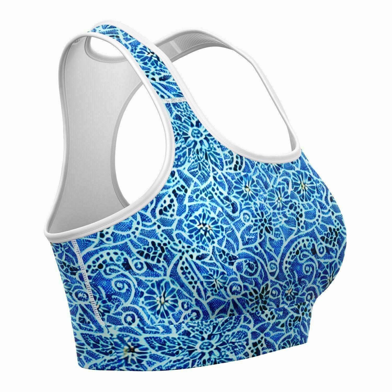 Paisley Print Sports Bra - Purdy Funk