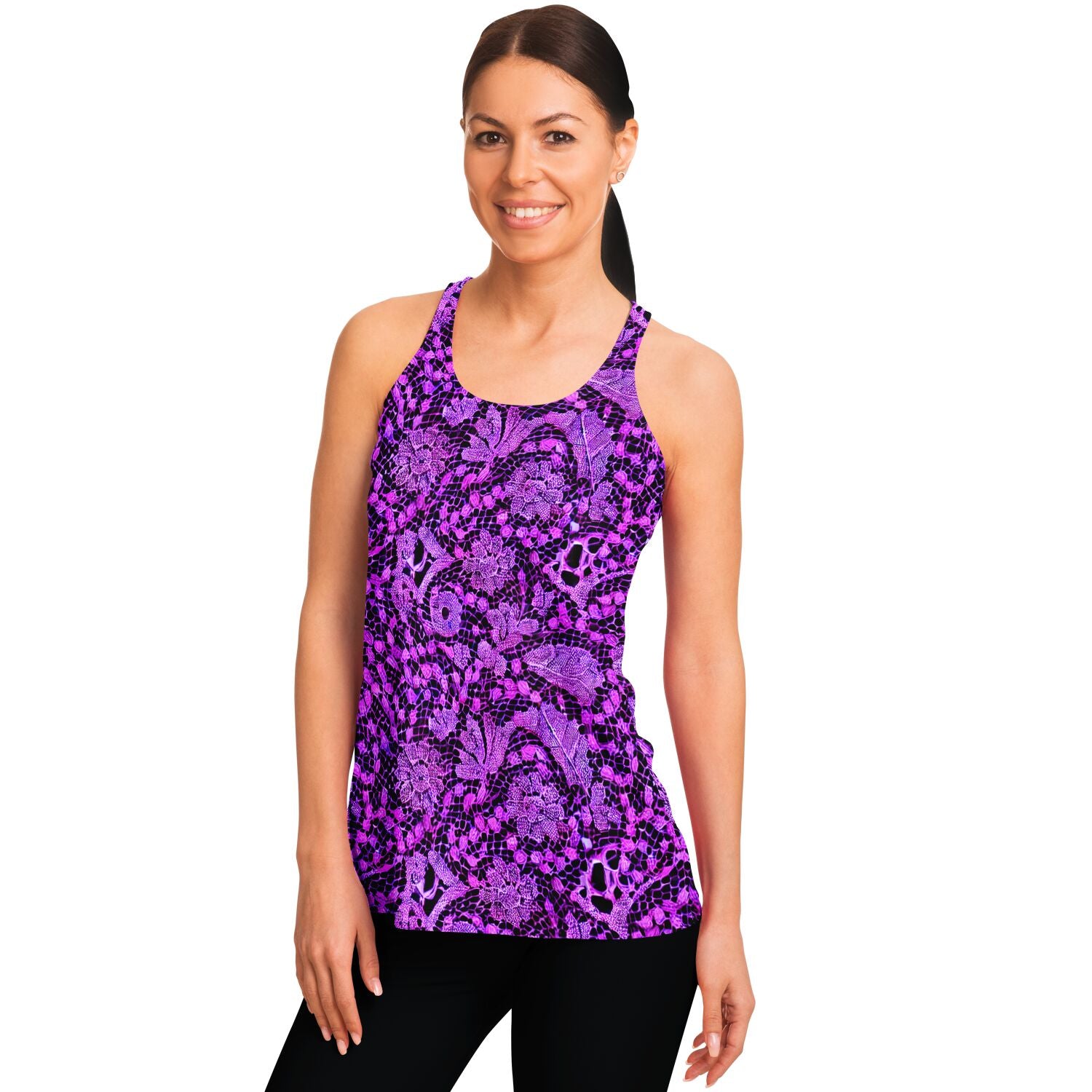 Flowy Racerback Tank Top - AOP - Purdy Funk