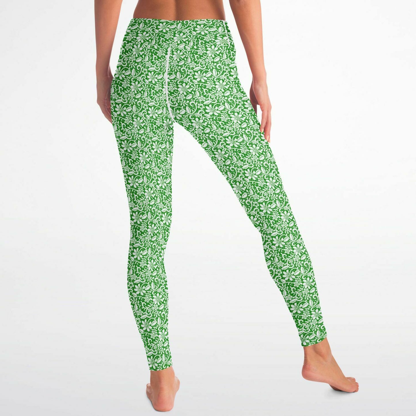 Green Yoga Leggings