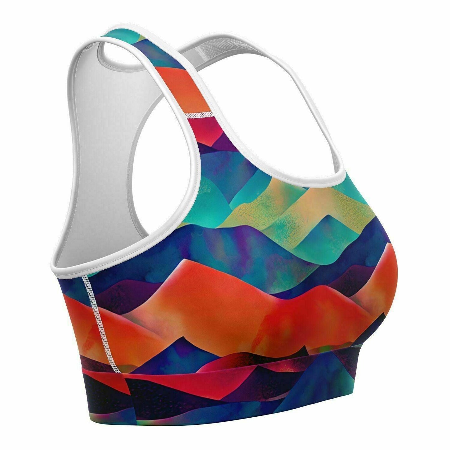 Vibrant Mountains Sports Bra - Purdy Funk