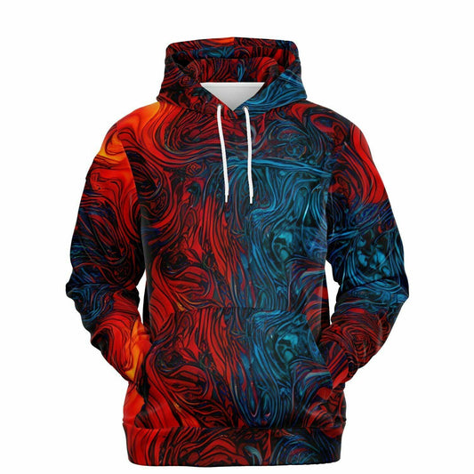 Flame Print Fashion Hoodie - Purdy Funk