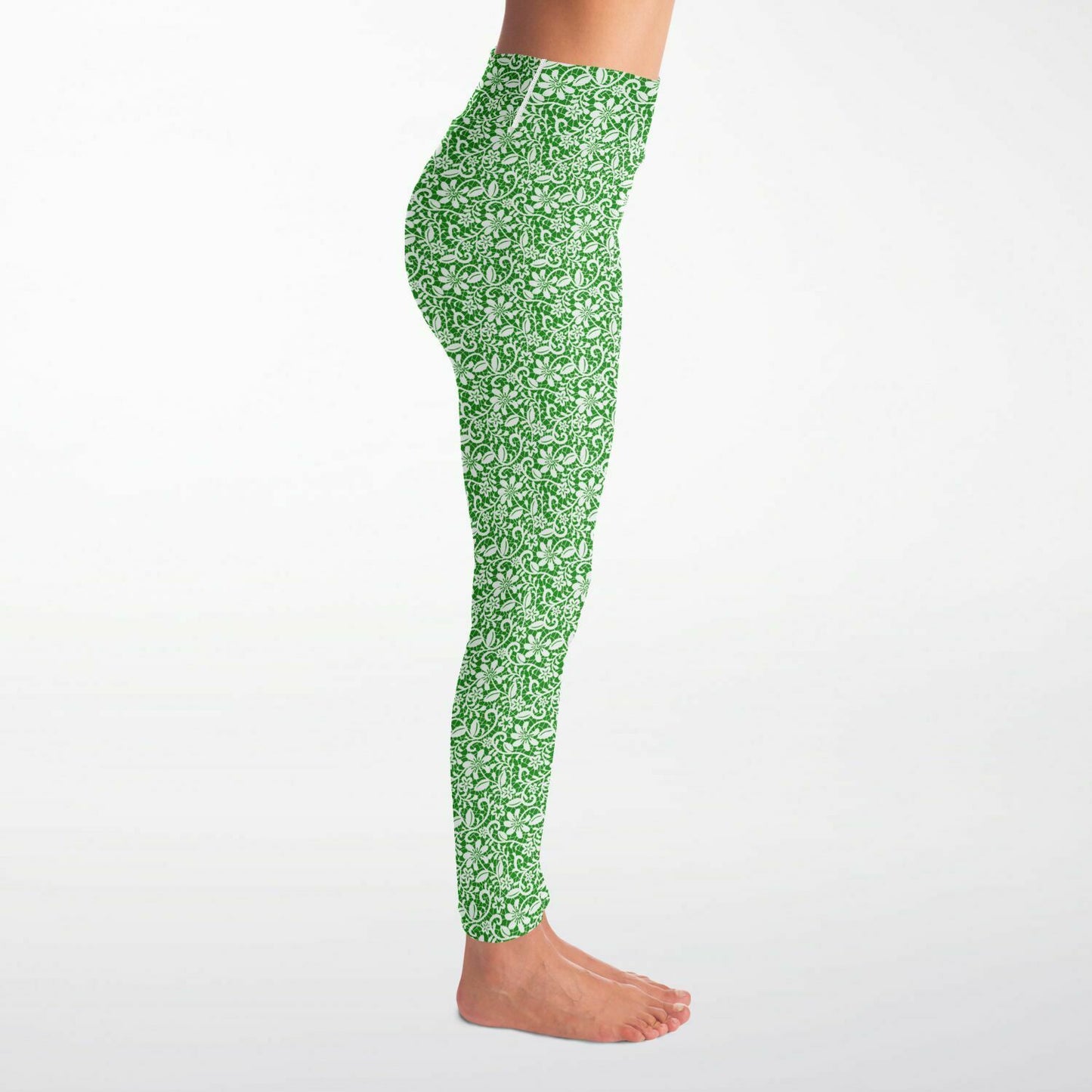 Green Yoga Leggings