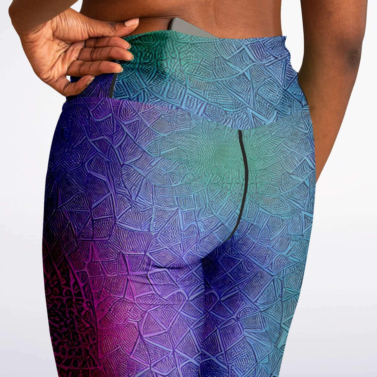 Flare Leggings Mermaid Colour - Purdy Funk