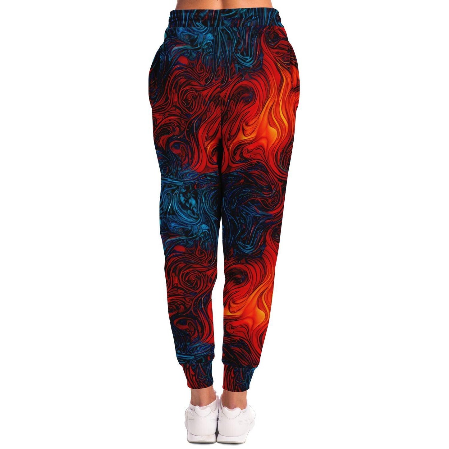 Flame Print Fashion Jogger - Purdy Funk