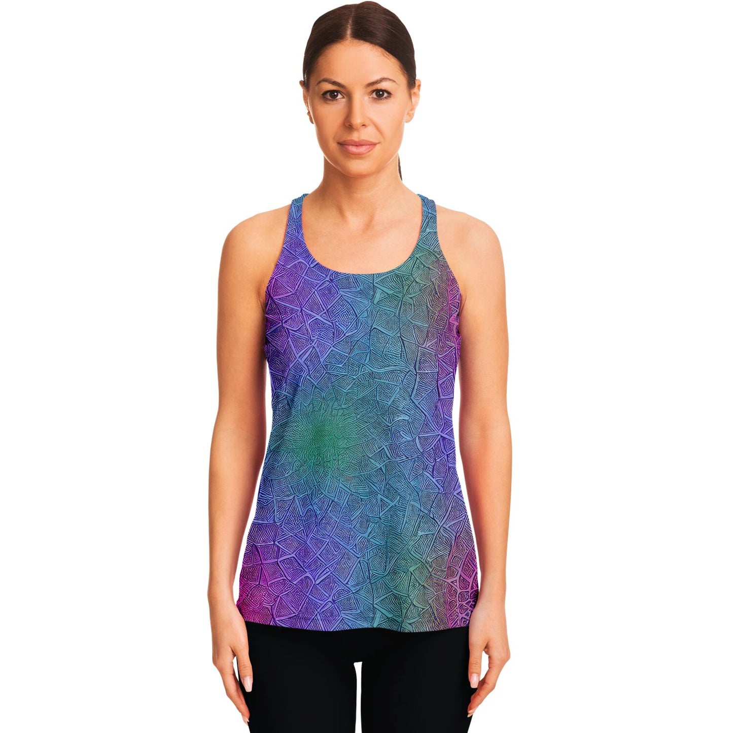 Mermaid Pattern Tank Top - Purdy Funk