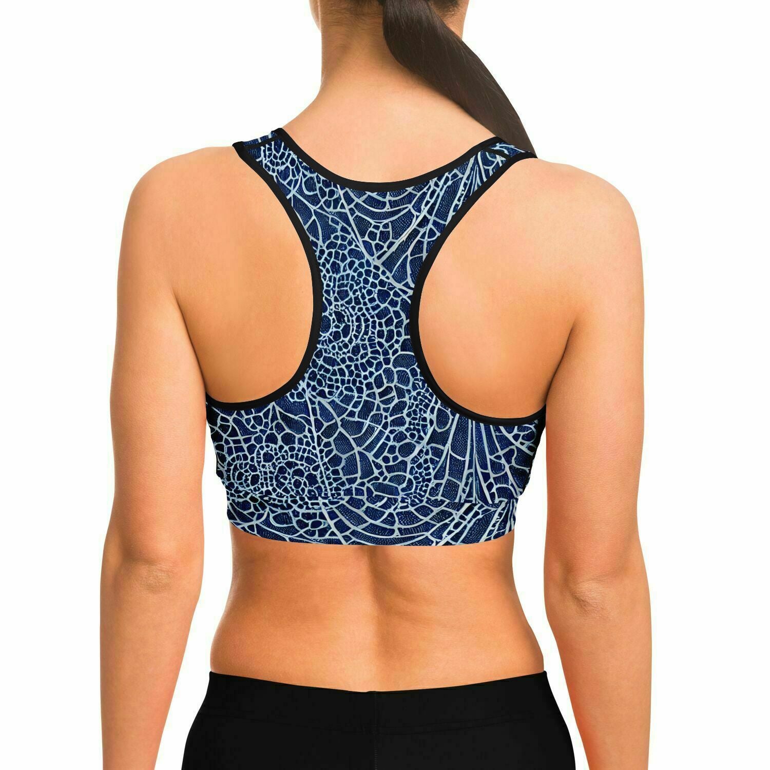 Blue Lace Sports Bra - Purdy Funk