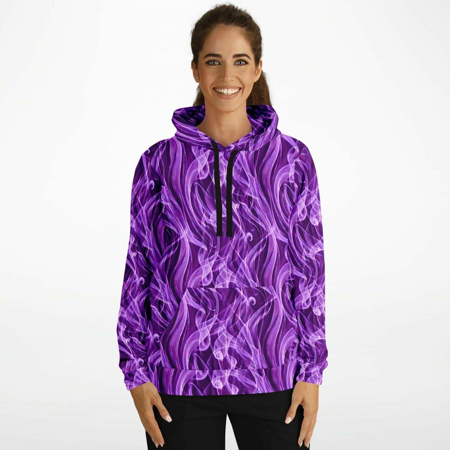 Purple Smoke Fashion Hoodie - Purdy Funk