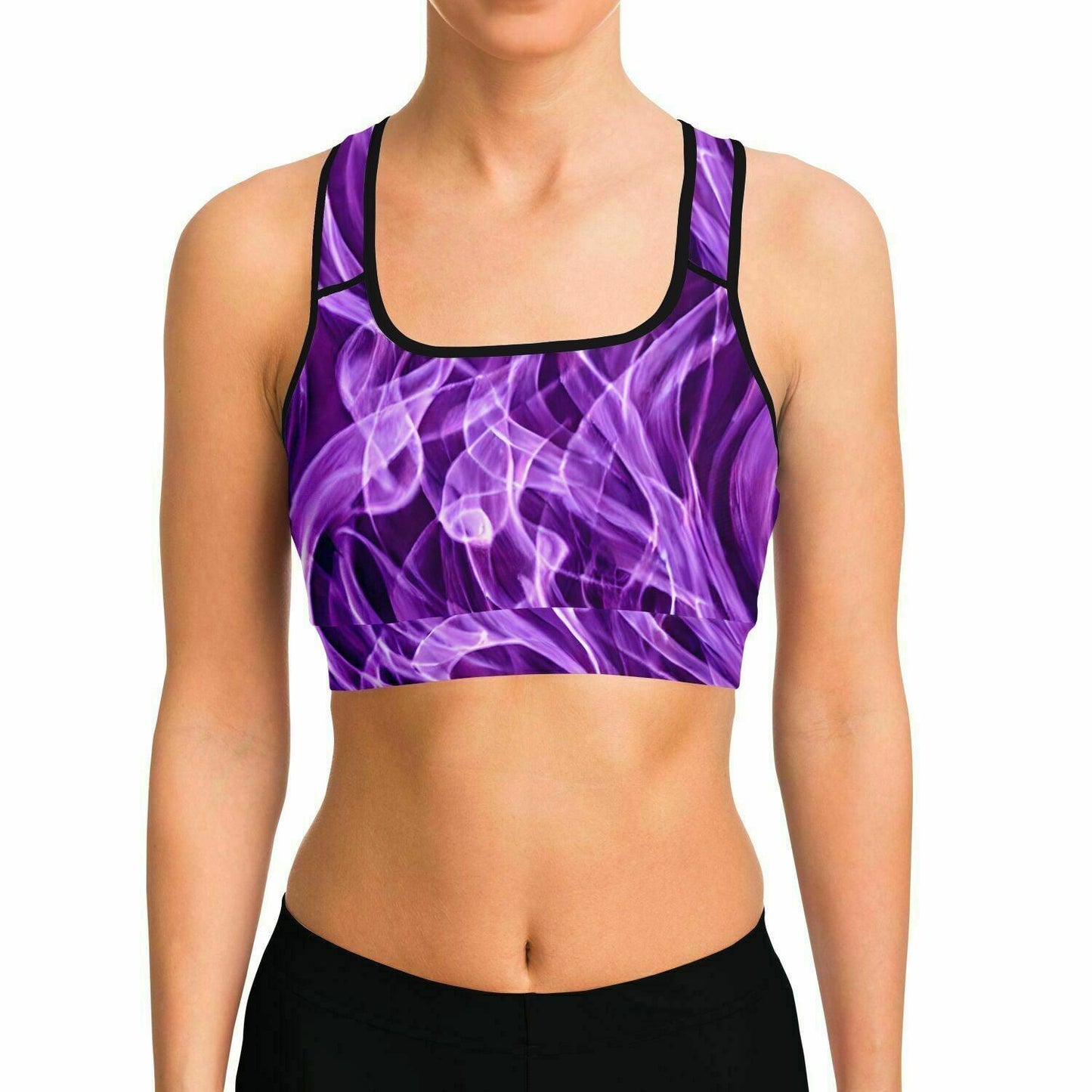 Purple Smoke Sports Bra - Purdy Funk