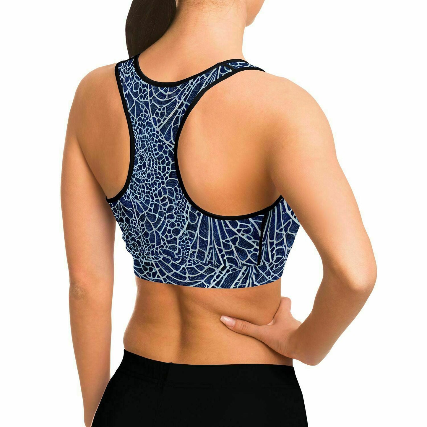 Blue Lace Sports Bra - Purdy Funk