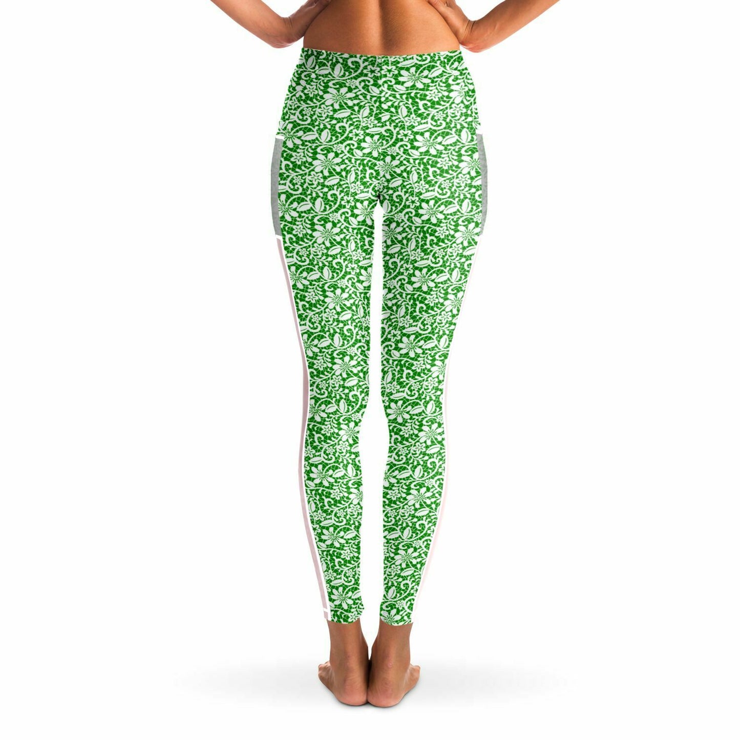 Green Mesh Pocket Legging