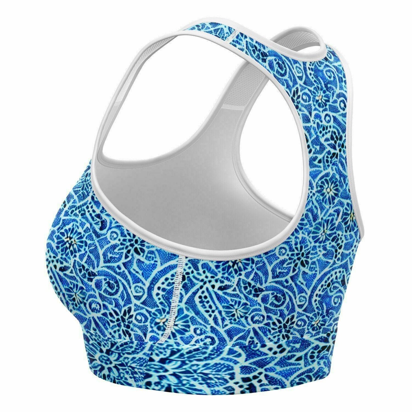 Paisley Print Sports Bra - Purdy Funk