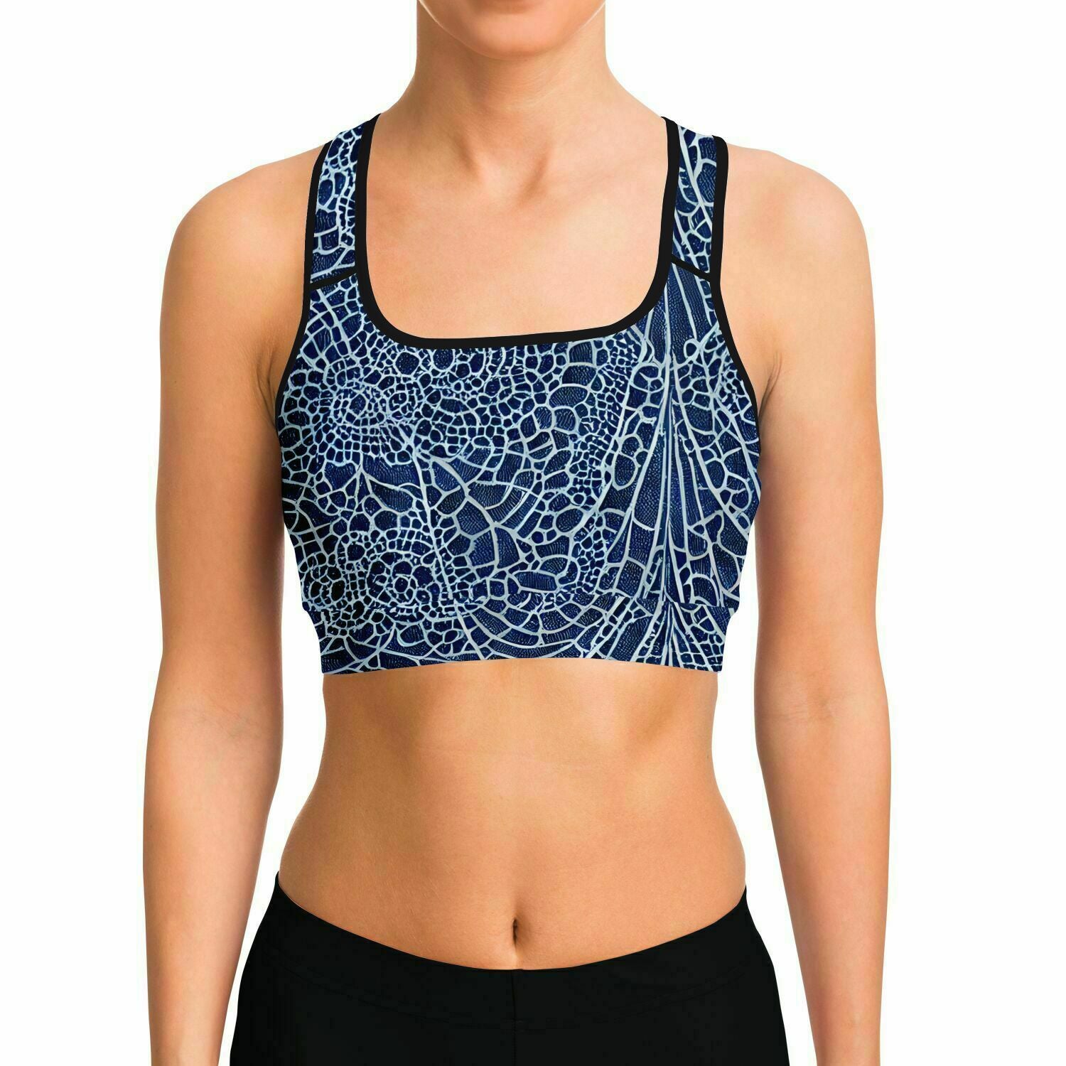 Blue Lace Sports Bra - Purdy Funk