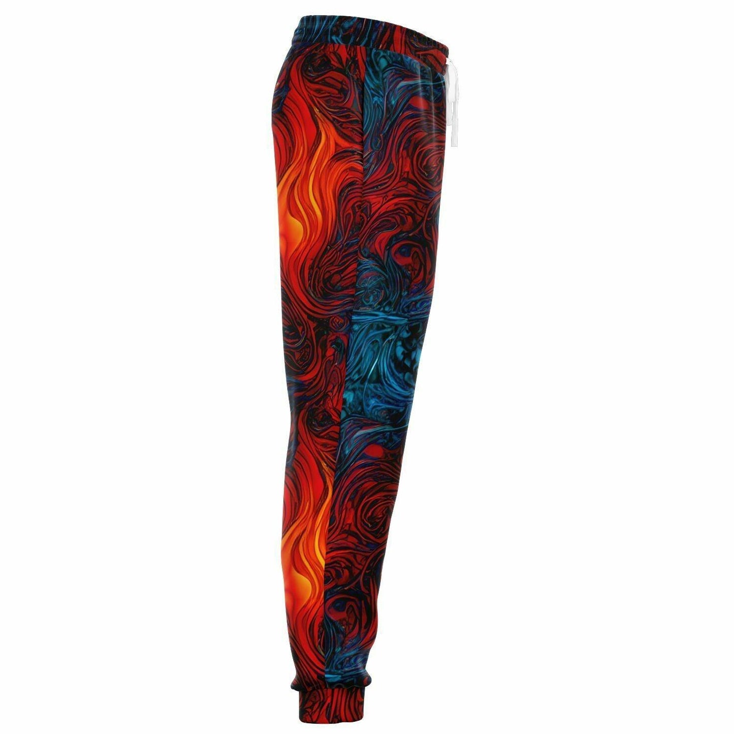 Flame Print Fashion Jogger - Purdy Funk