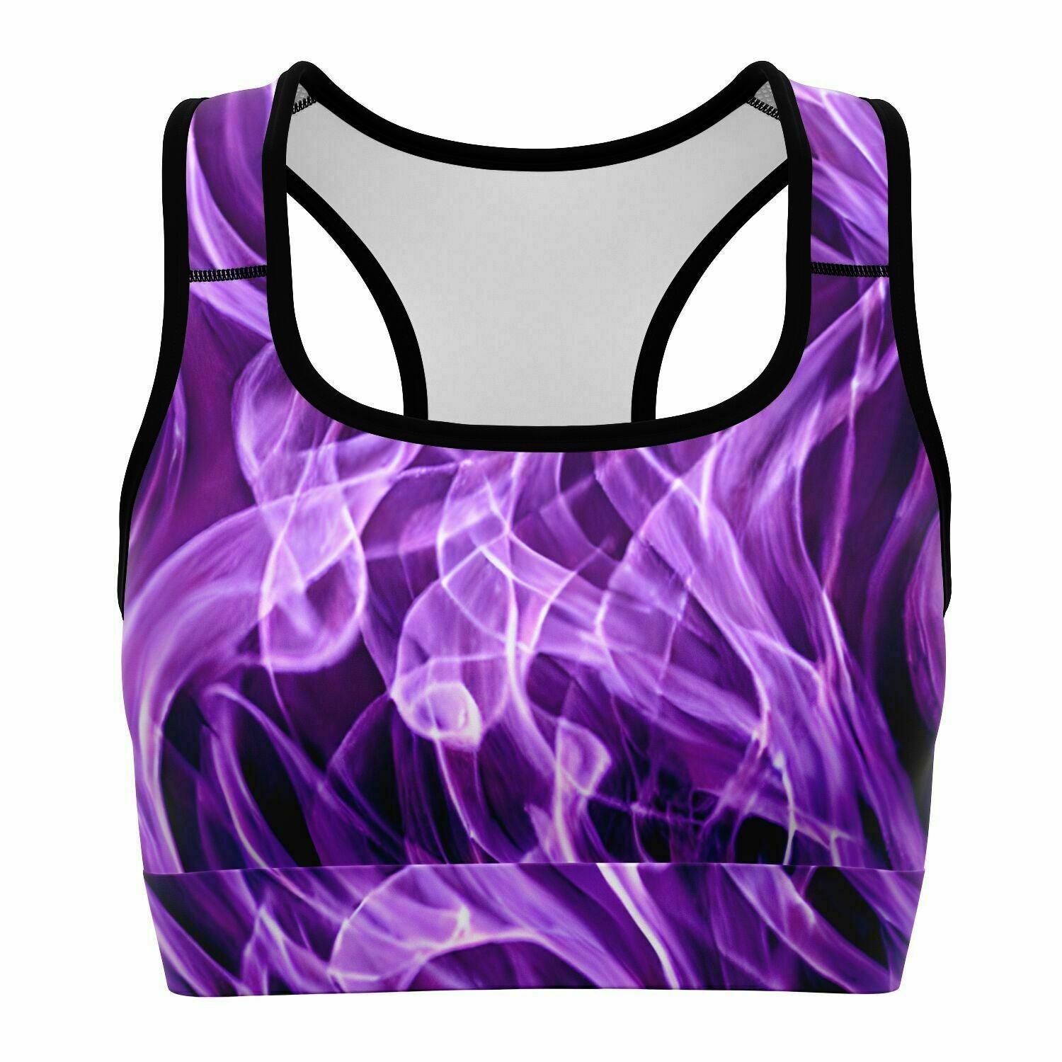 Purple Smoke Sports Bra - Purdy Funk