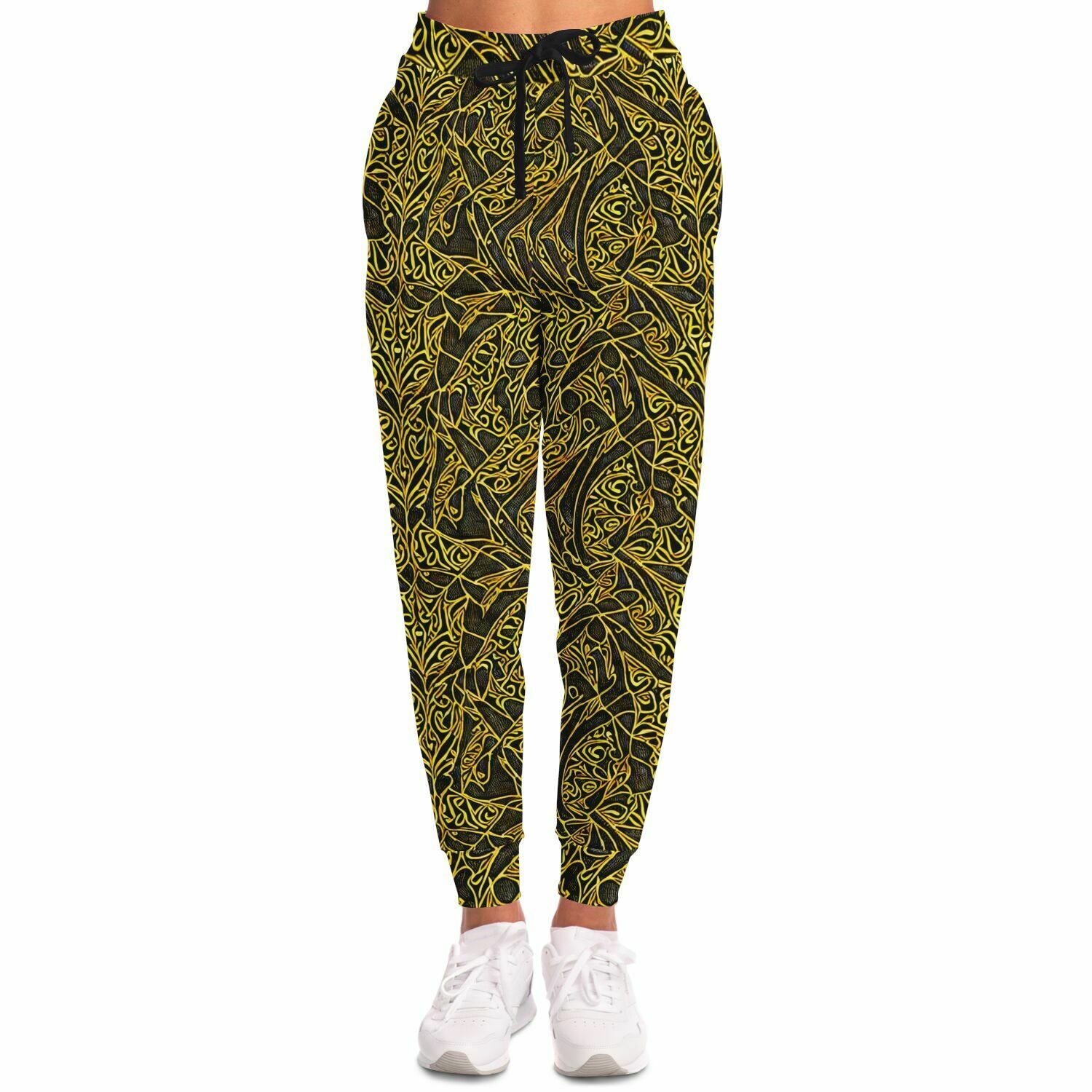 Black and Gold Athletic Jogger - Purdy Funk