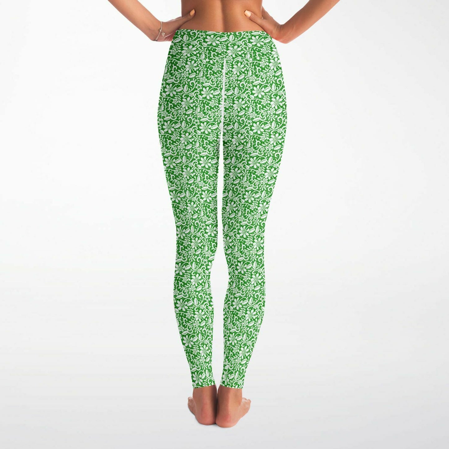 Green Yoga Leggings