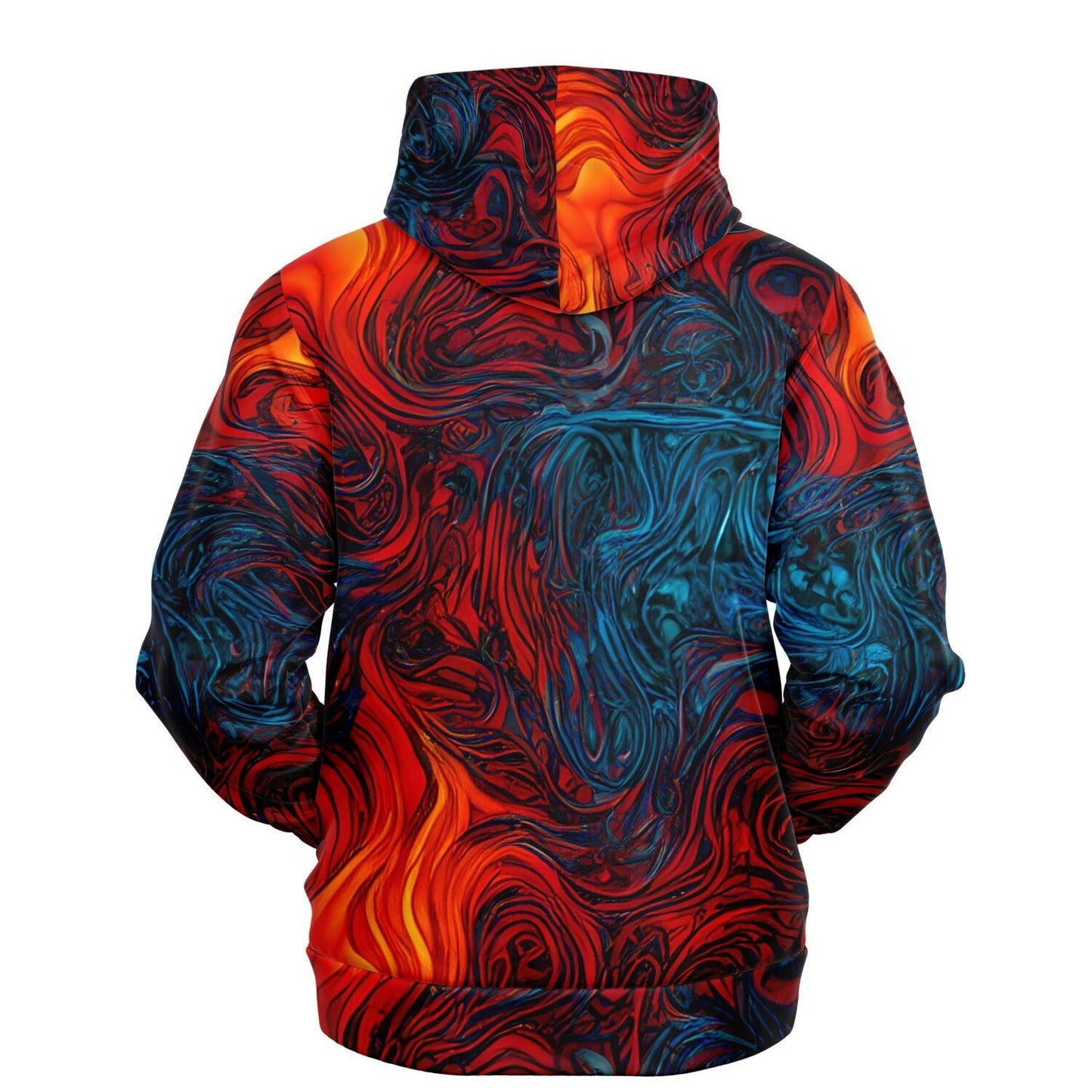 Flame Print Fashion Hoodie - Purdy Funk