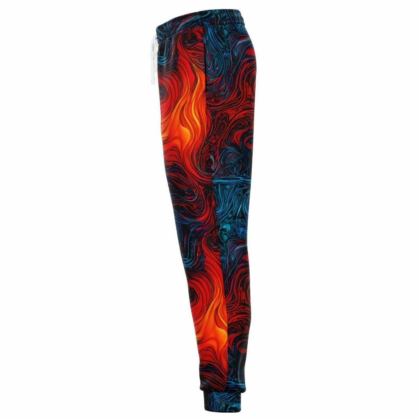 Flame Print Fashion Jogger - Purdy Funk