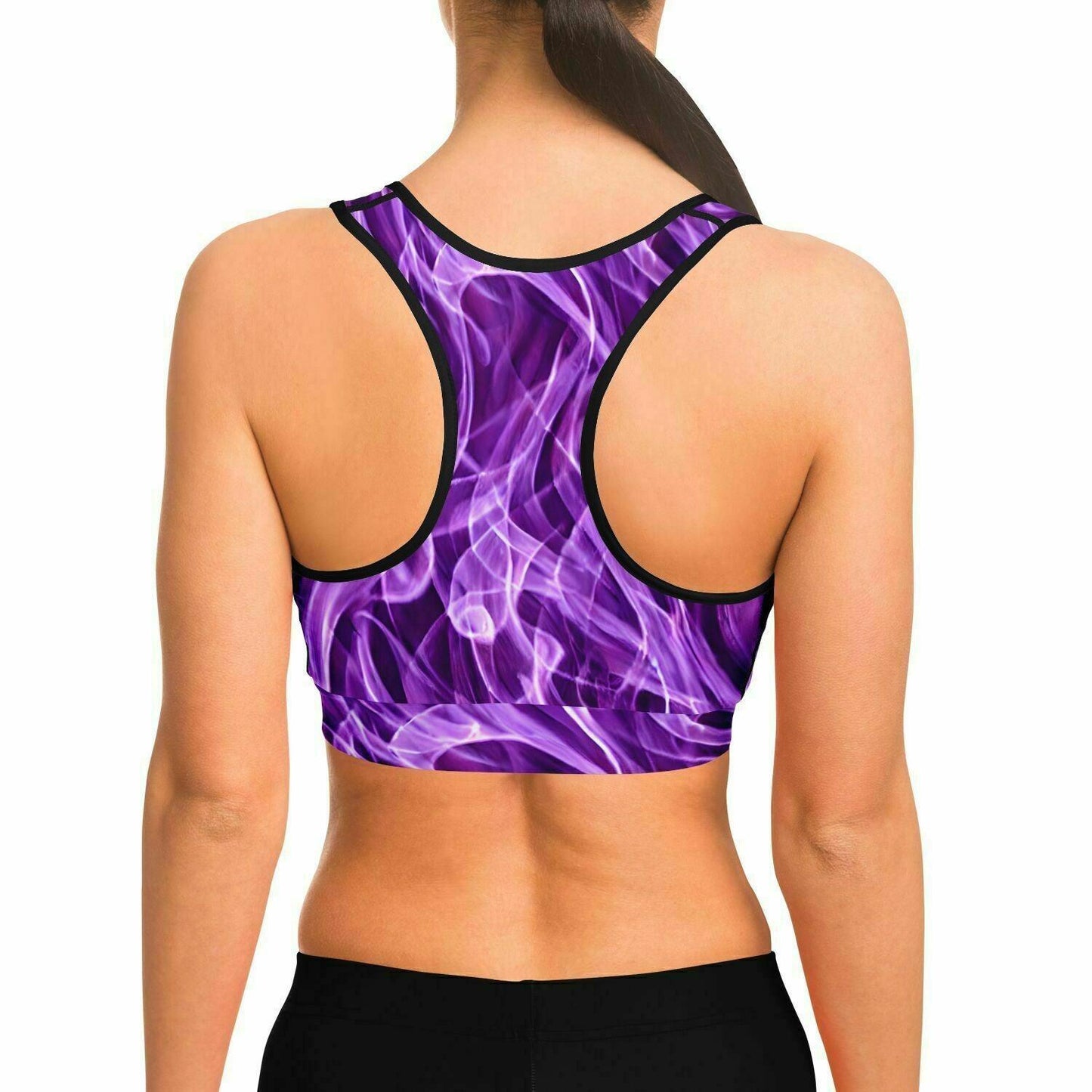 Purple Smoke Sports Bra - Purdy Funk