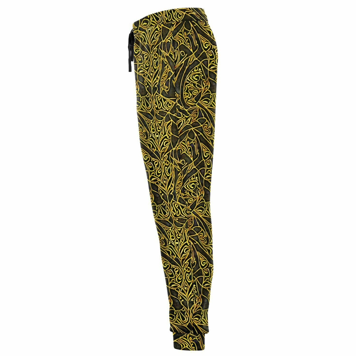 Black and Gold Athletic Jogger - Purdy Funk