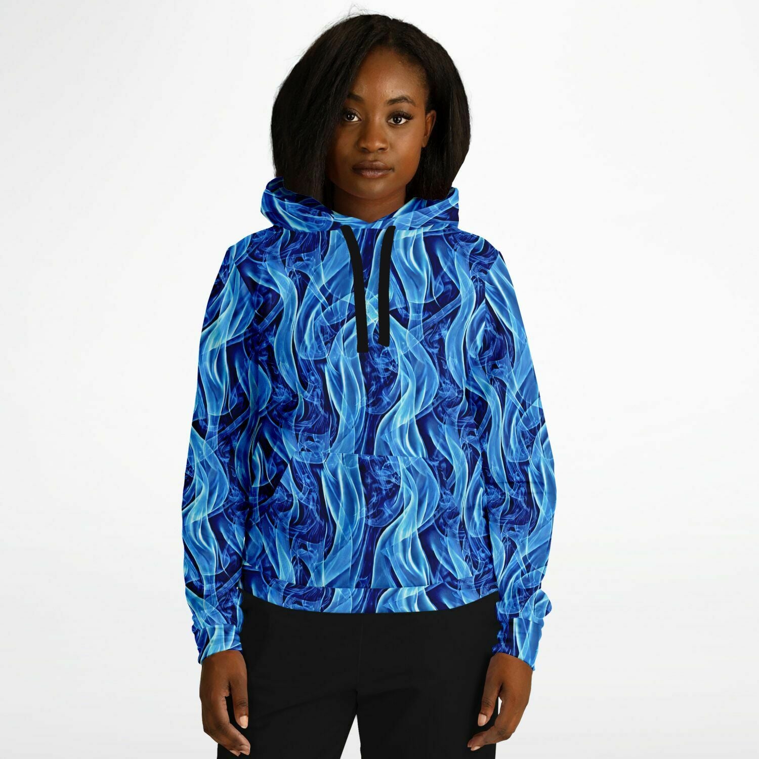 Blue Flames Hoodie - Purdy Funk