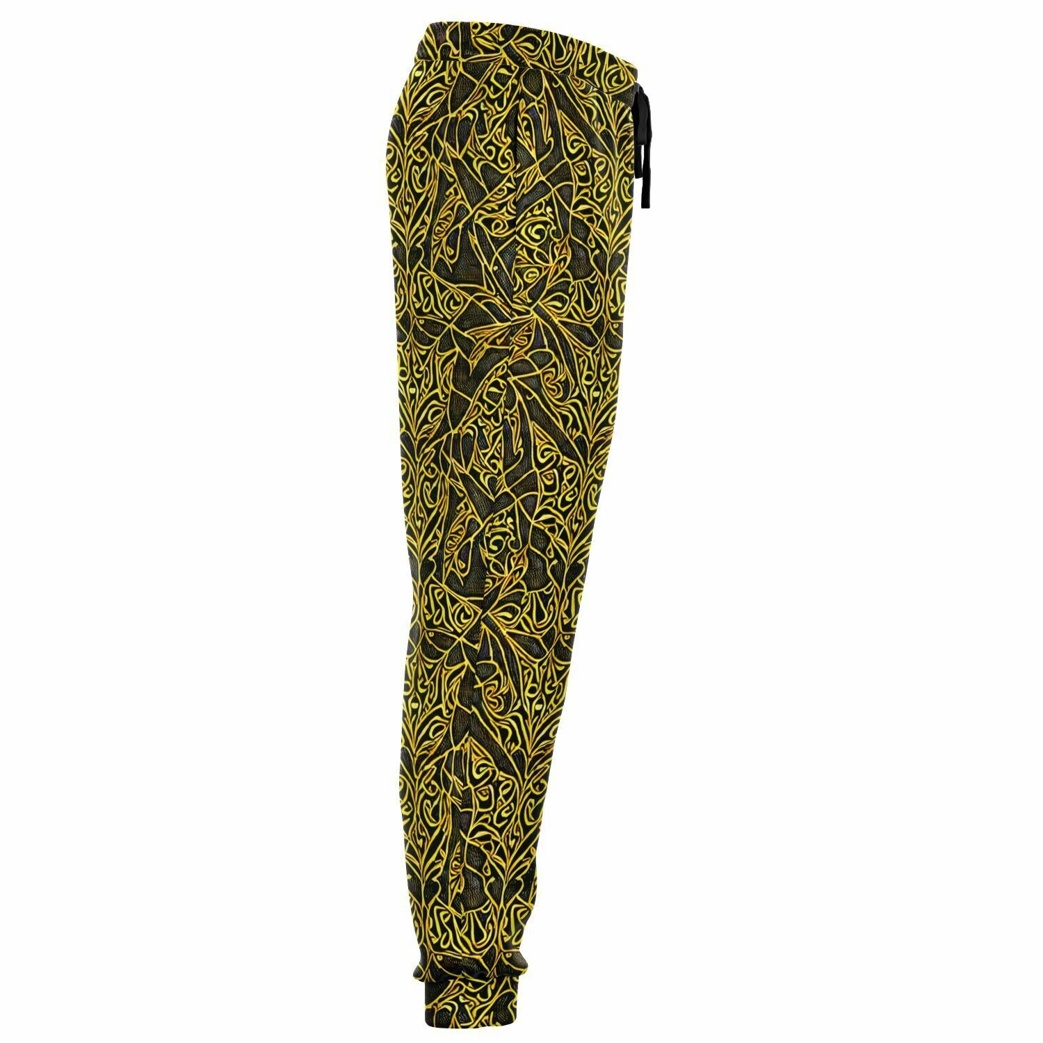 Black and Gold Athletic Jogger - Purdy Funk