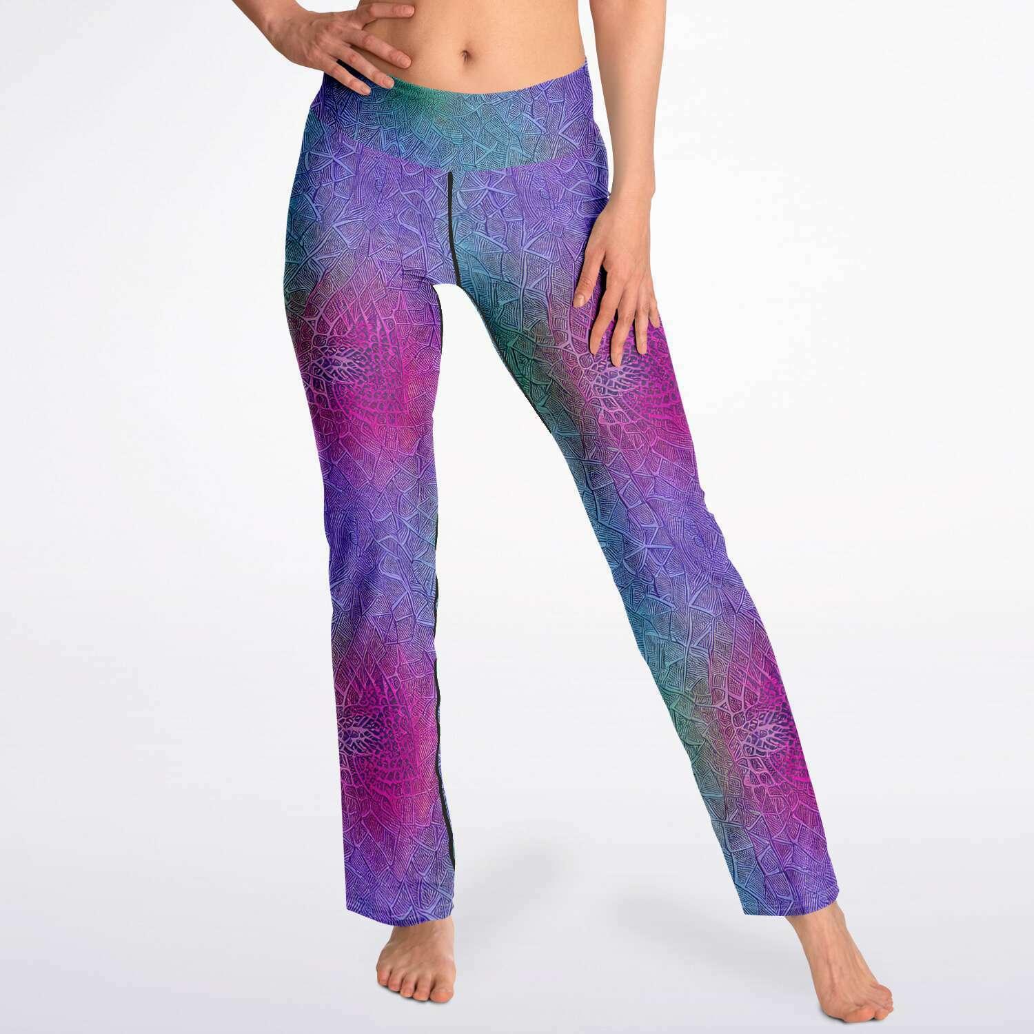 Flare Leggings Mermaid Colour - Purdy Funk