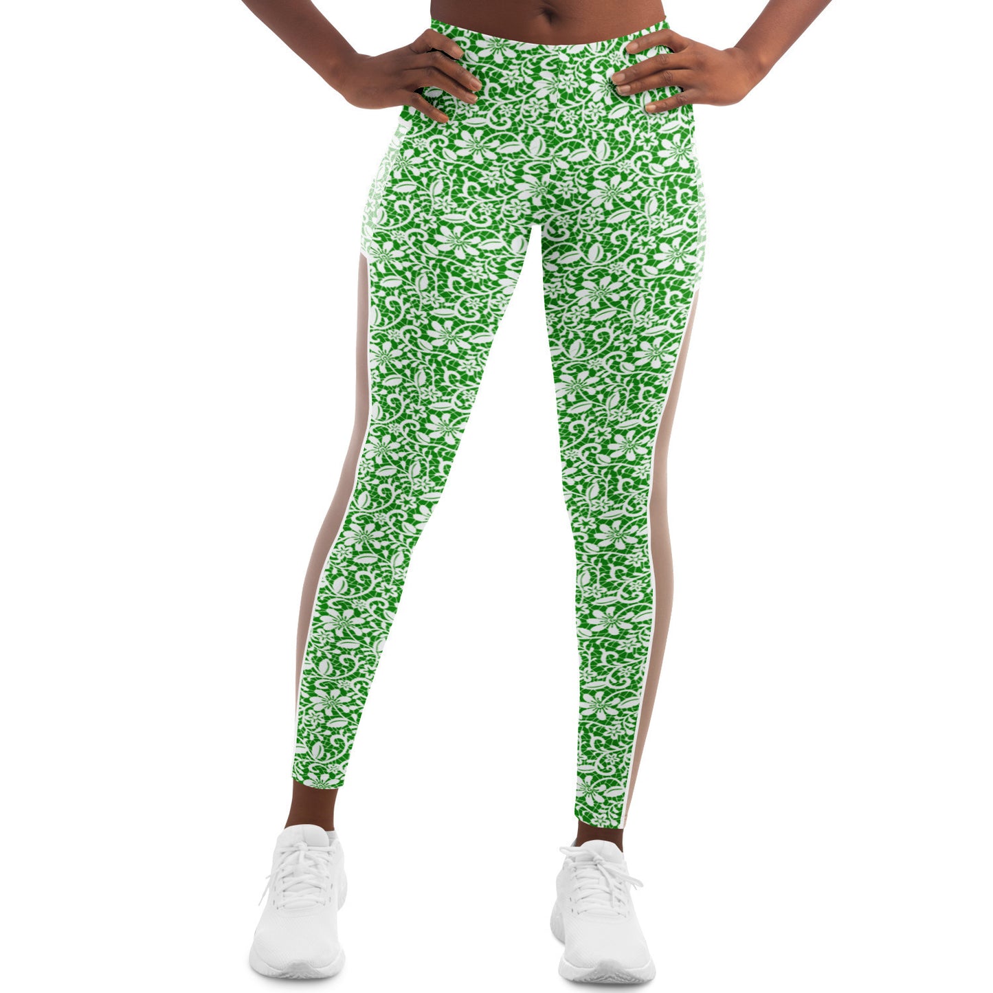 Green Mesh Pocket Legging