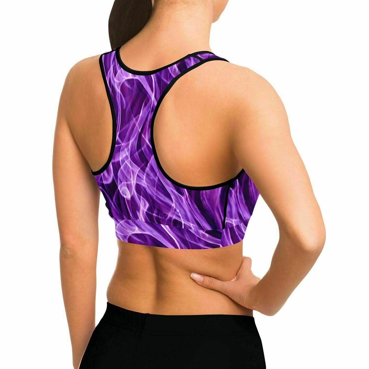 Purple Smoke Sports Bra - Purdy Funk