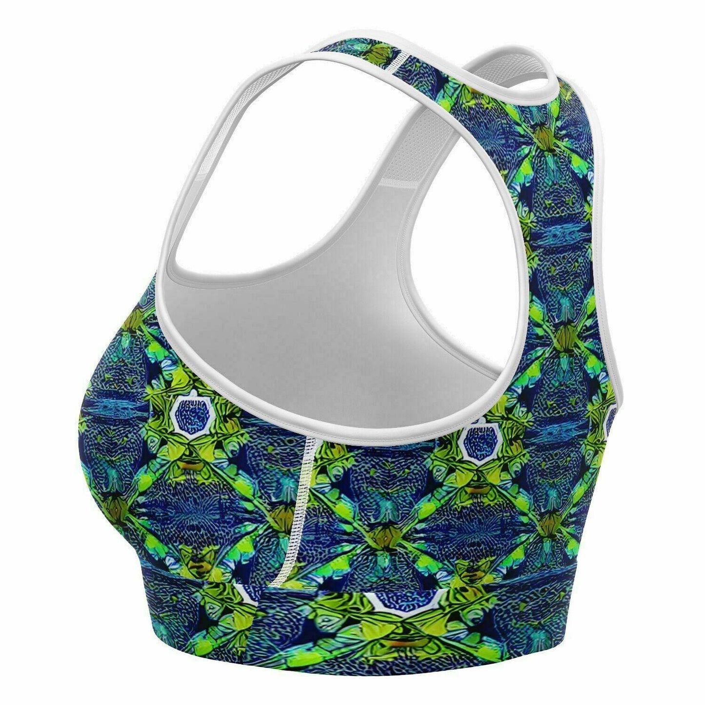 Funky Green Sports Bra - Purdy Funk