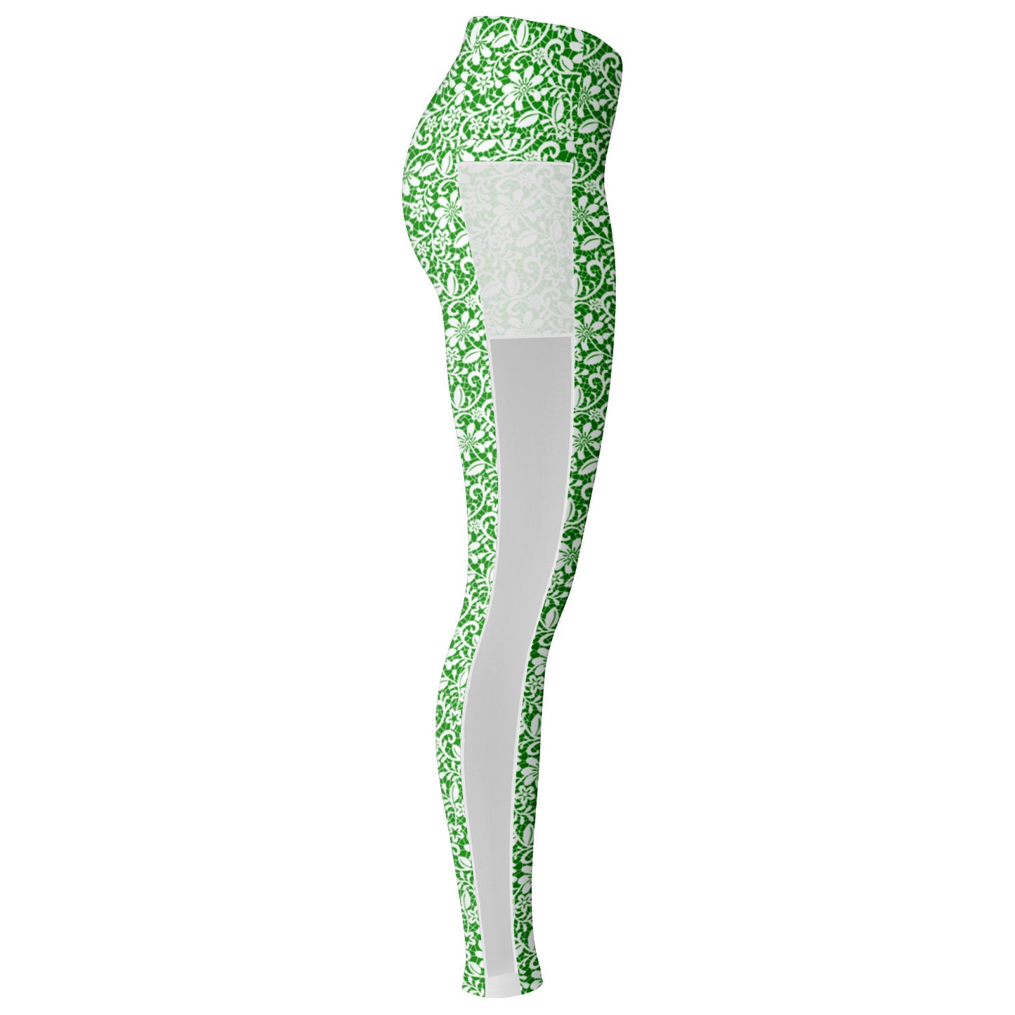 Green Mesh Pocket Legging