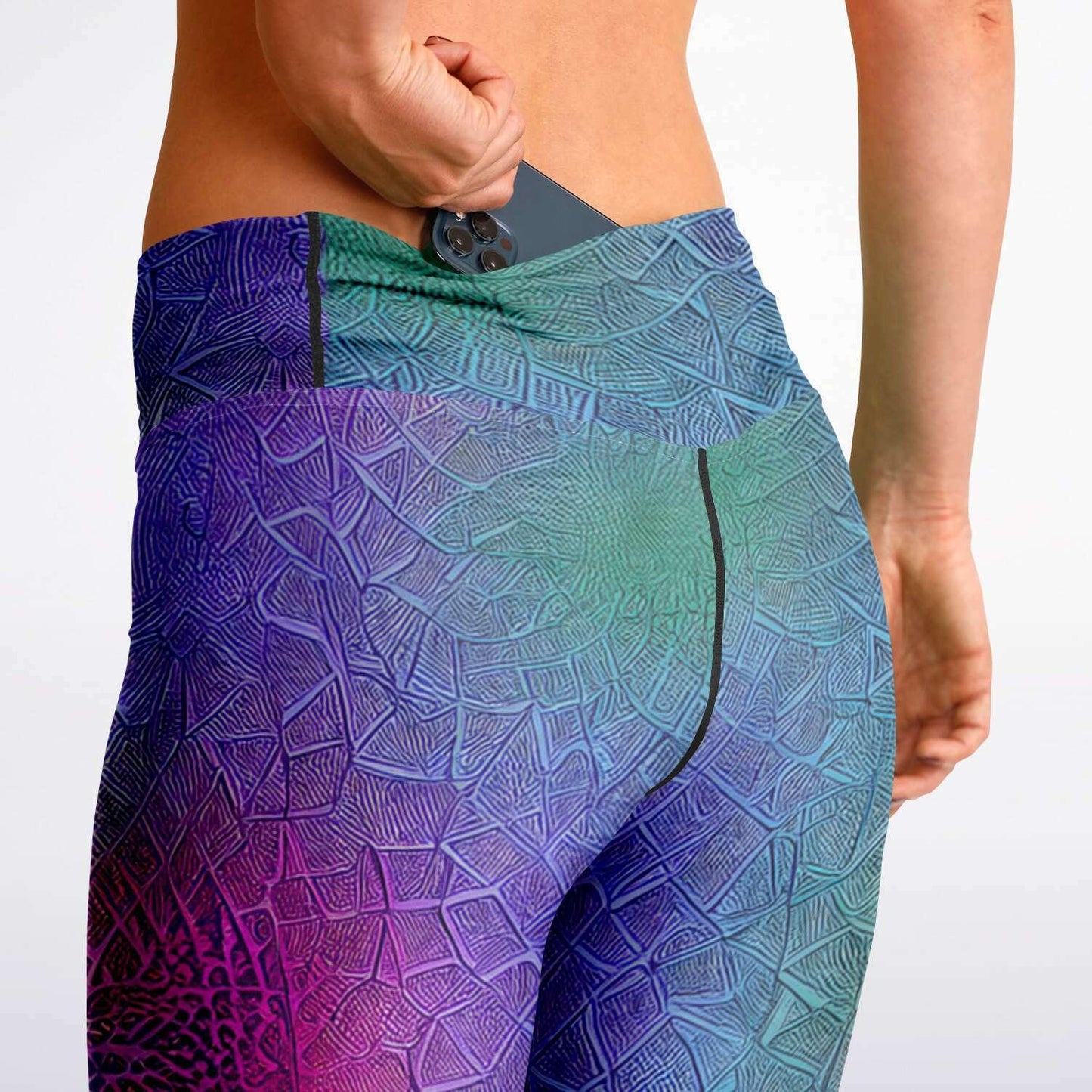 Flare Leggings Mermaid Colour - Purdy Funk