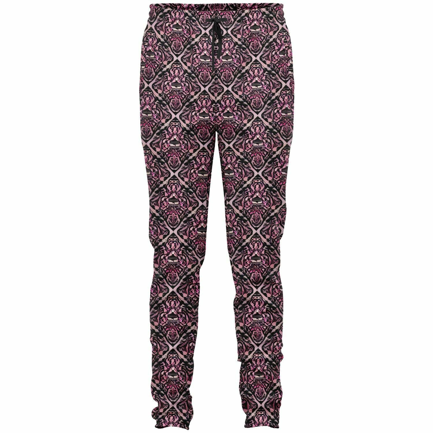 Pink Pattern Track Pants - Purdy Funk