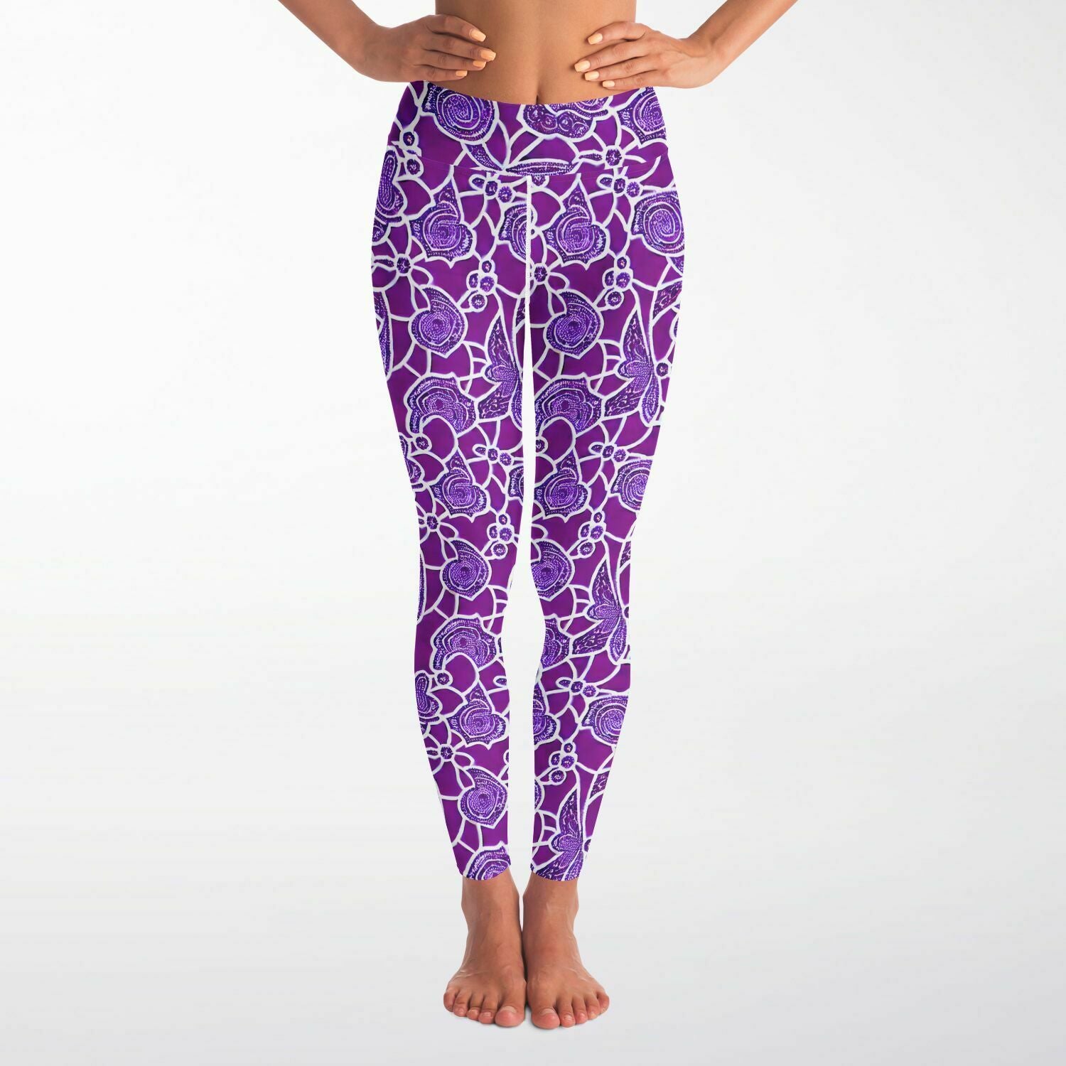 Yoga Leggings - AOP - Purdy Funk