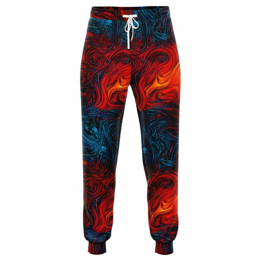 Flame Print Fashion Jogger - Purdy Funk