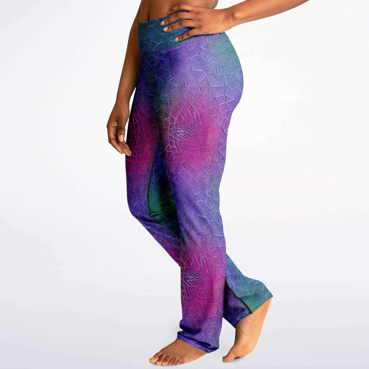 Flare Leggings Mermaid Colour - Purdy Funk