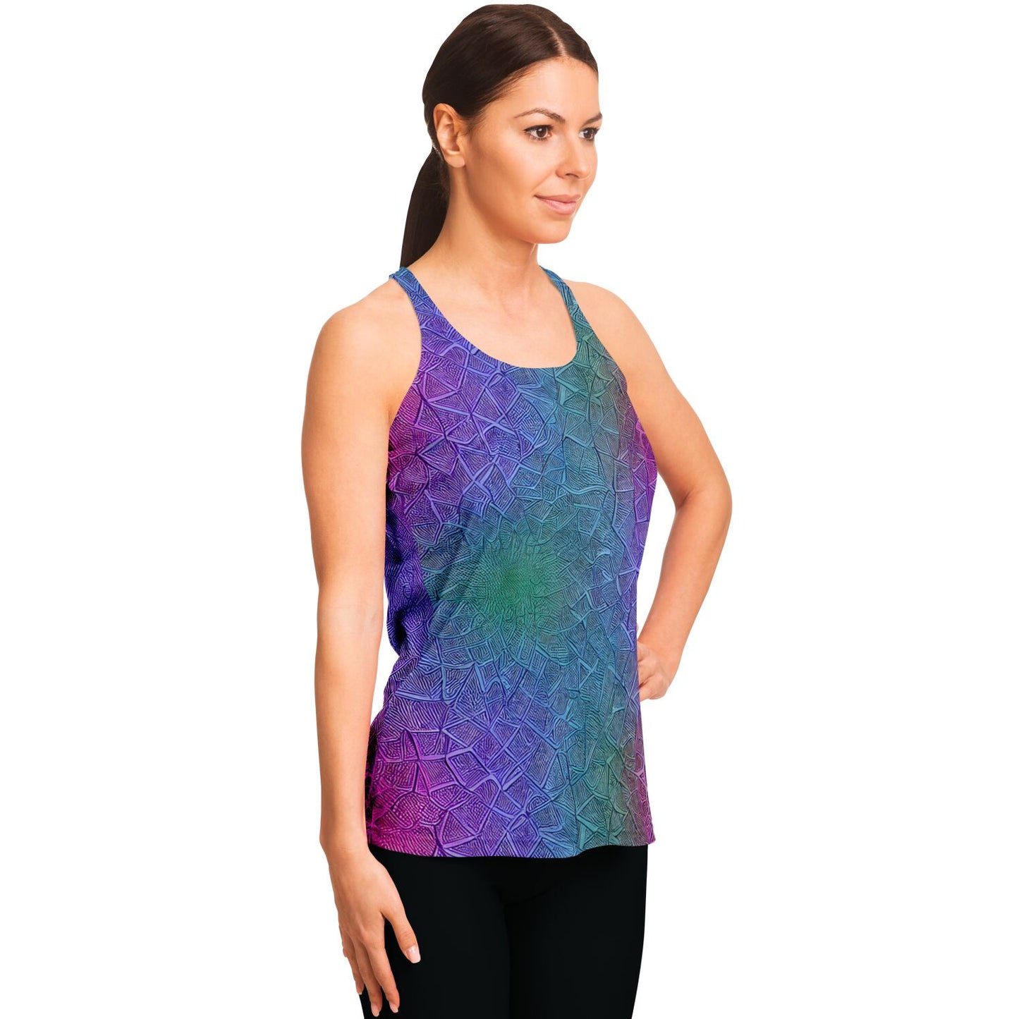 Mermaid Pattern Tank Top - Purdy Funk